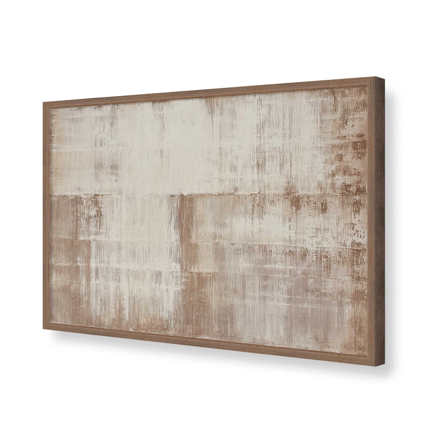 [Color:Walnut], Picture of art in a Walnut frame of the corner