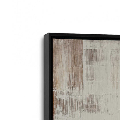 [Color:Satin Black], Picture of art in a Satin Black frame at an angle