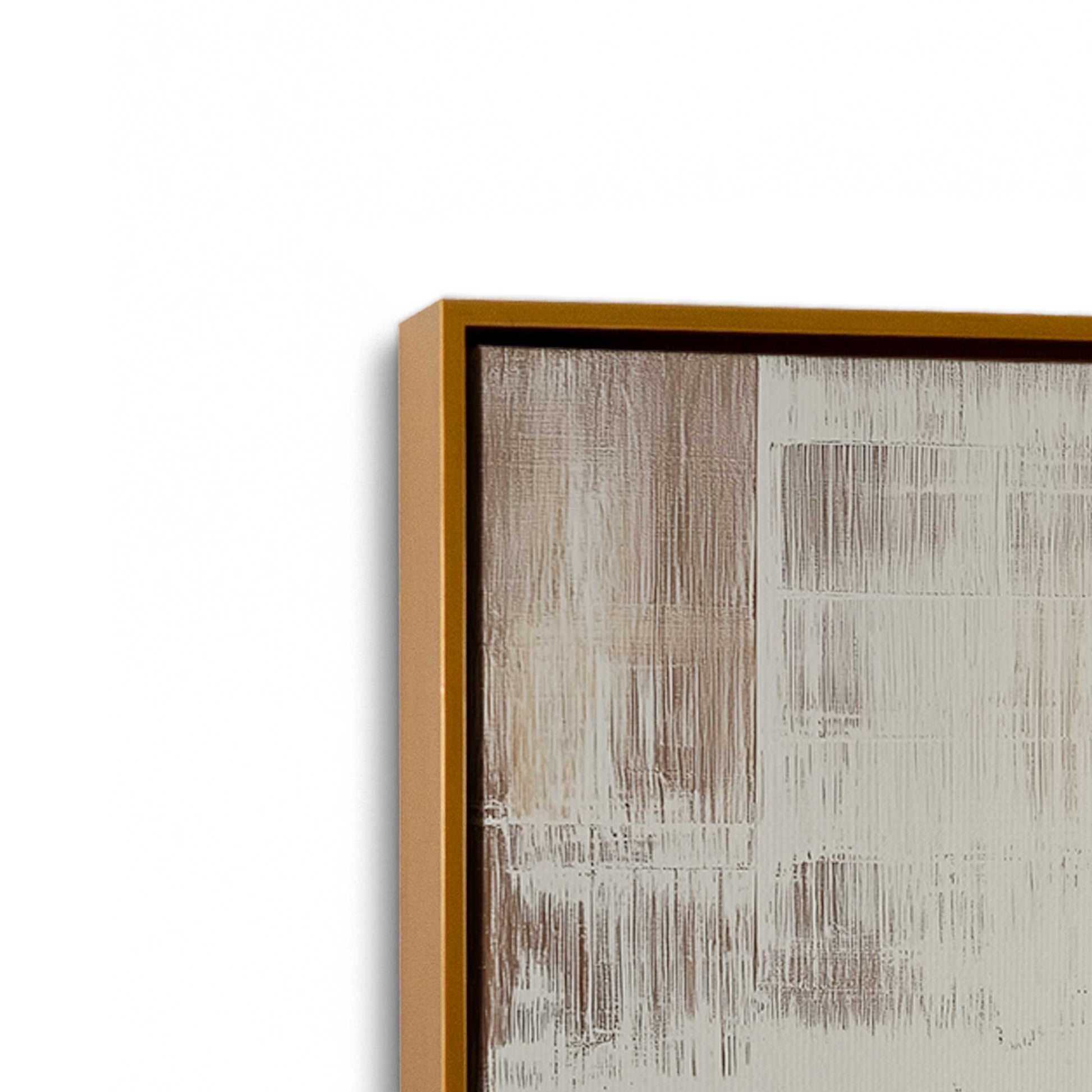 [Color:Polished Gold], Picture of art in a Polished Gold frame at an angle