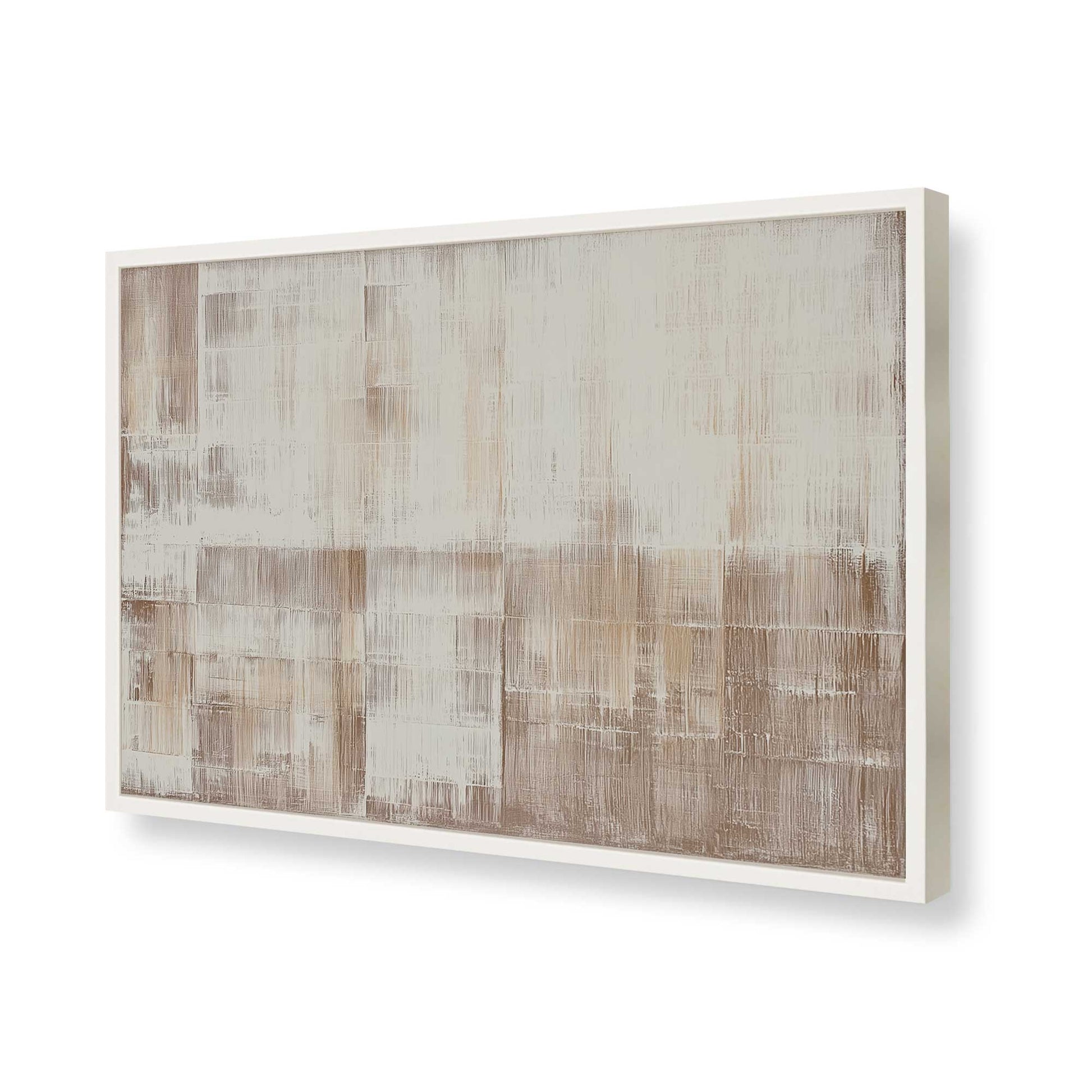 [Color:Opaque White], Picture of art in a Opaque White frame of the corner