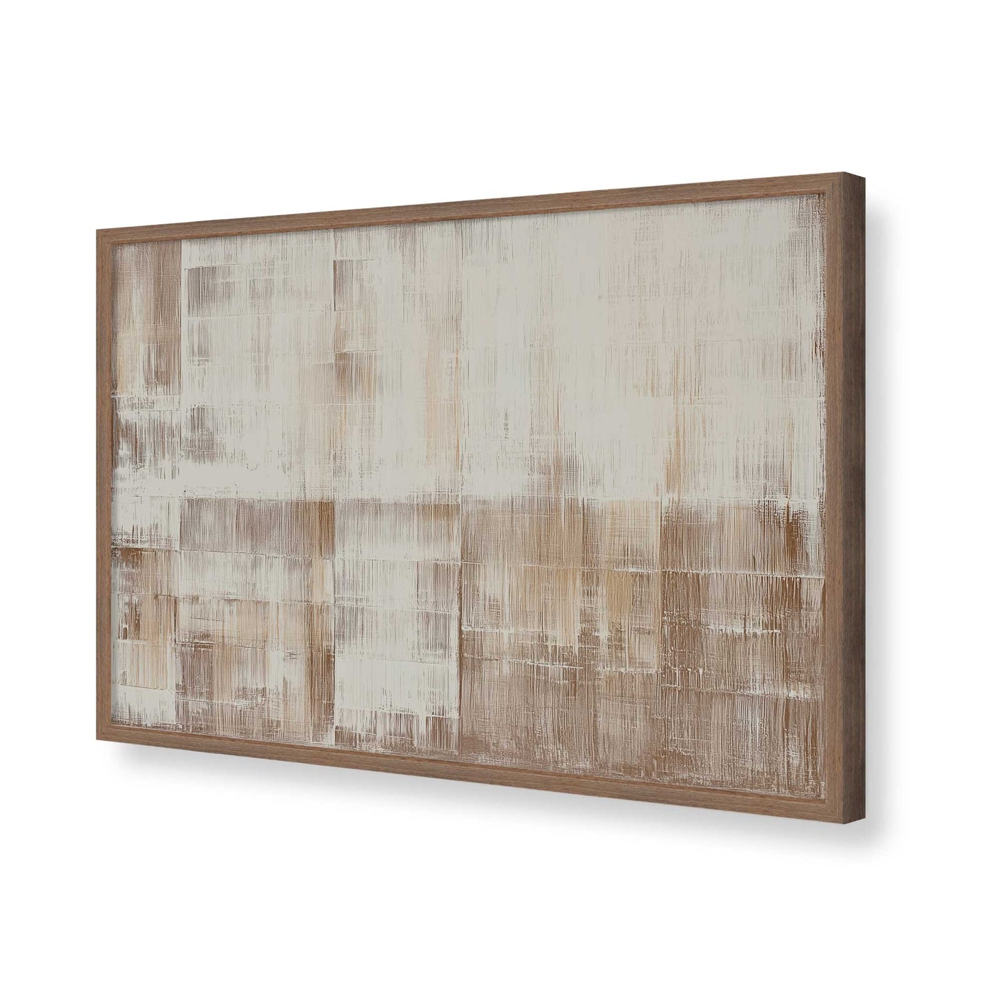 [Color:Walnut], Picture of art in a Walnut frame of the corner