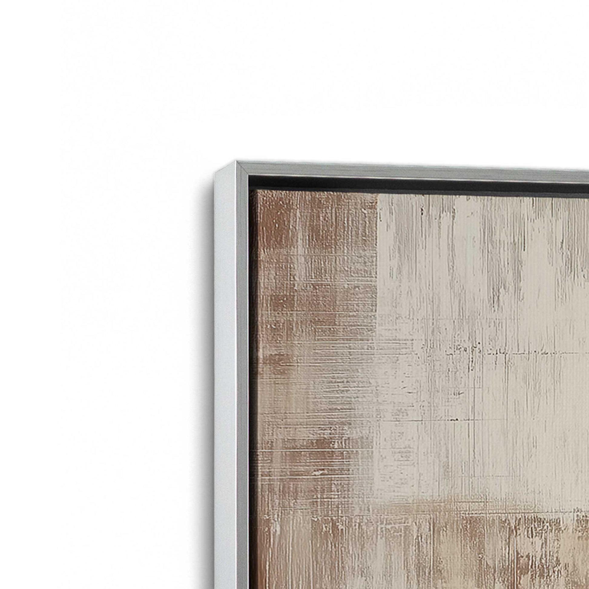 [Color:Polished Chrome], Picture of art in a Polished Chrome frame at an angle