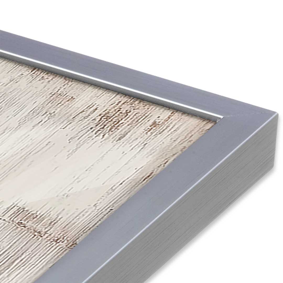 [Color:Polished Chrome], Picture of art in a Polished Chrome frame at an angle
