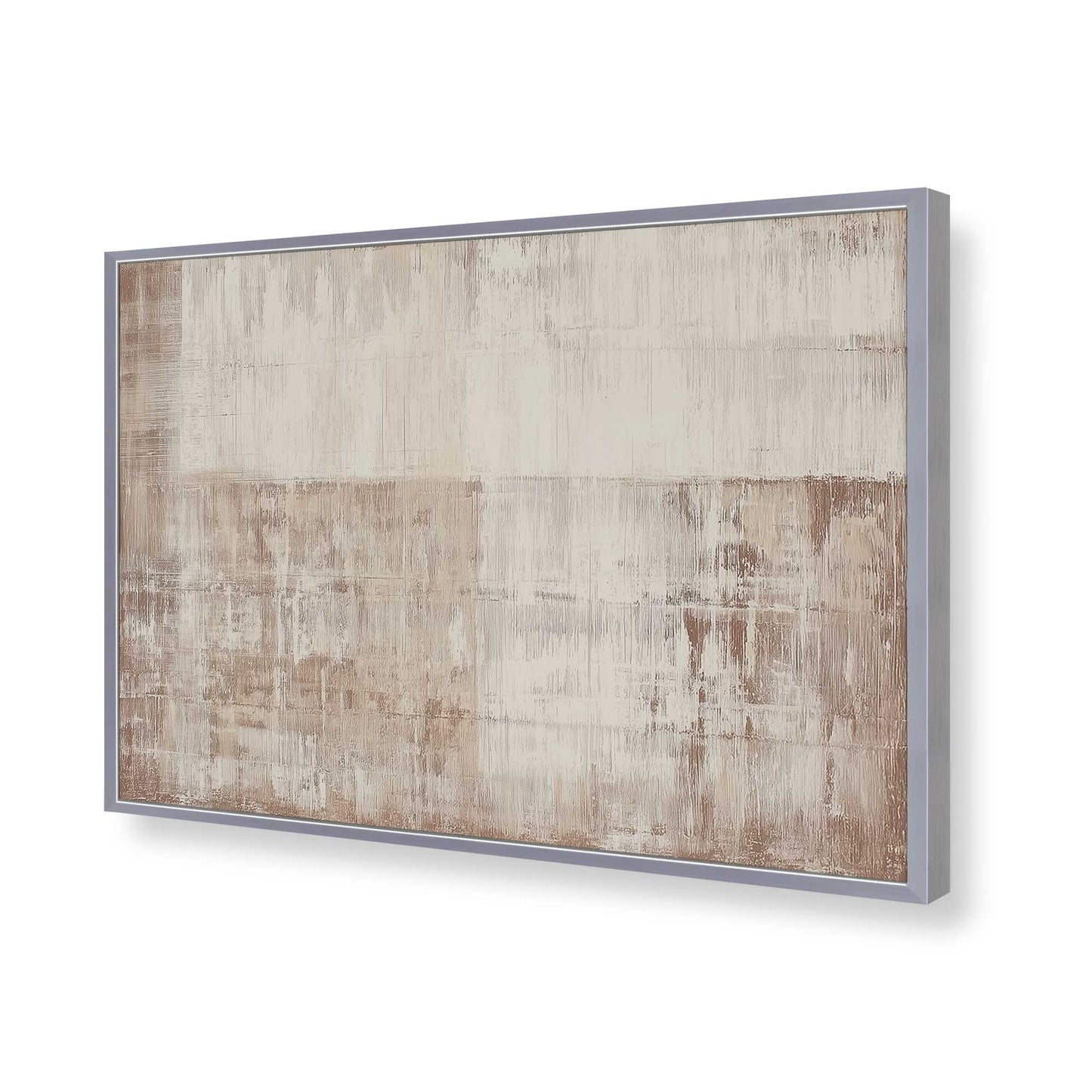 [Color:Polished Chrome], Picture of art in a Polished Chrome frame of the corner