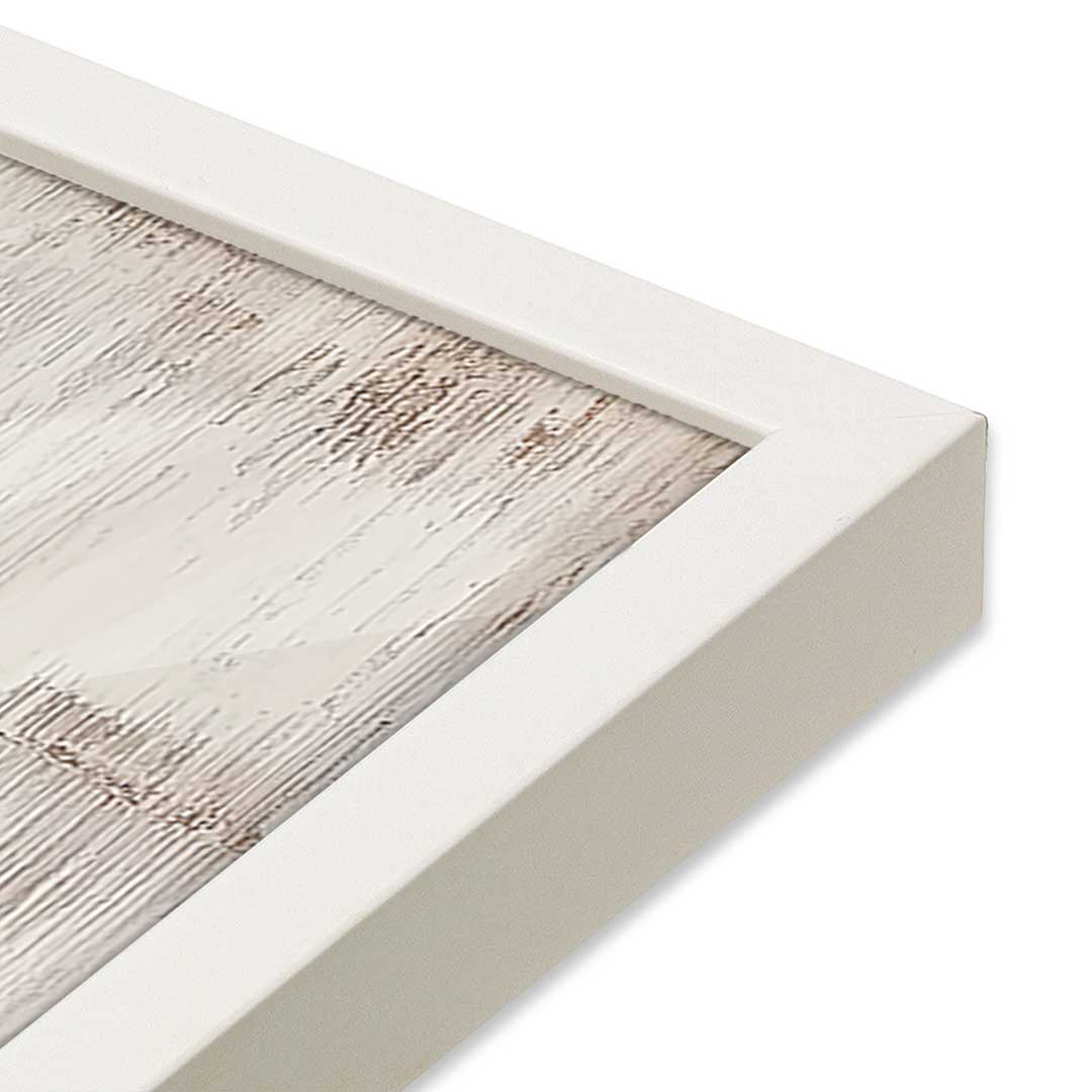 [Color:Opaque White], Picture of art in a Opaque White frame at an angle