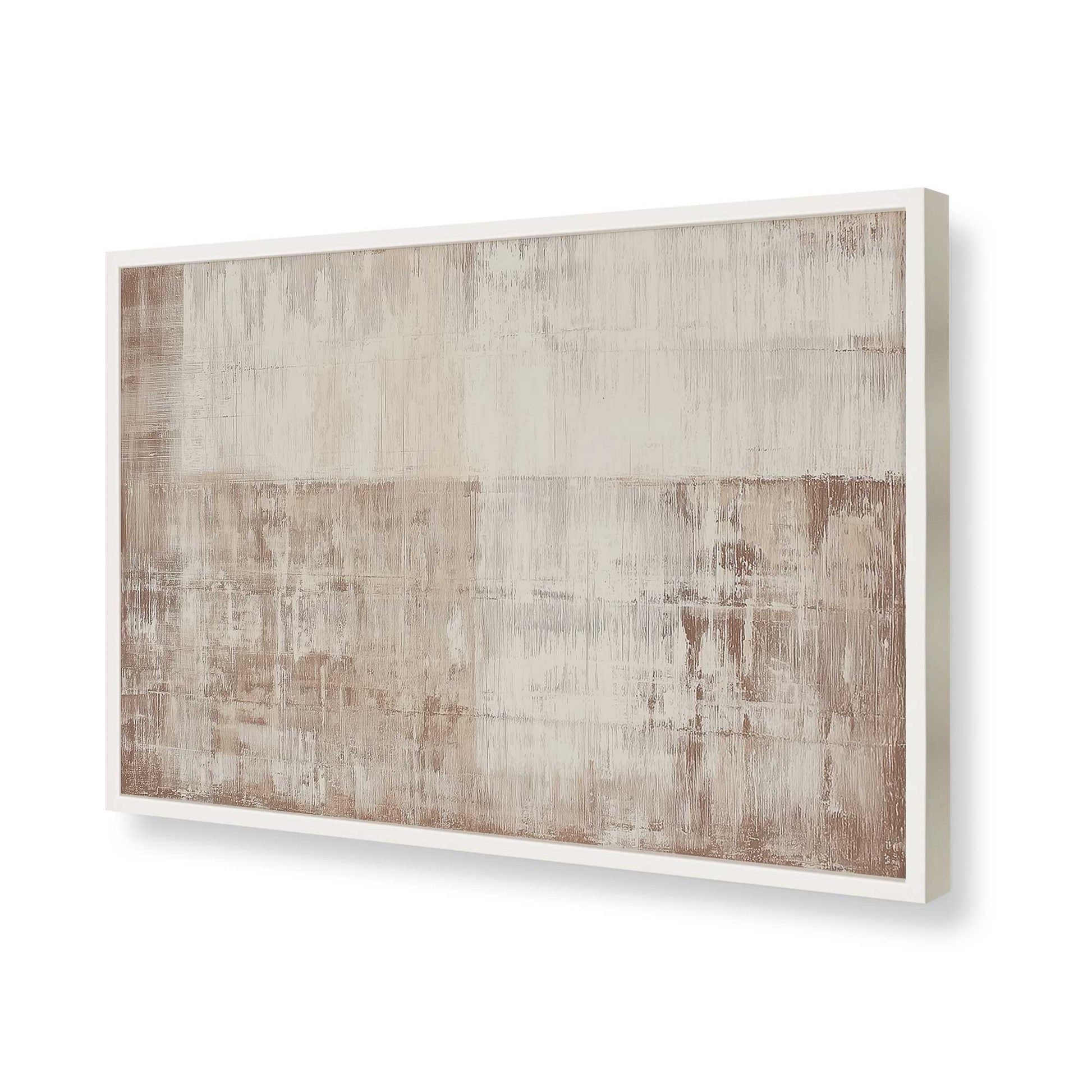 [Color:Opaque White], Picture of art in a Opaque White frame of the corner