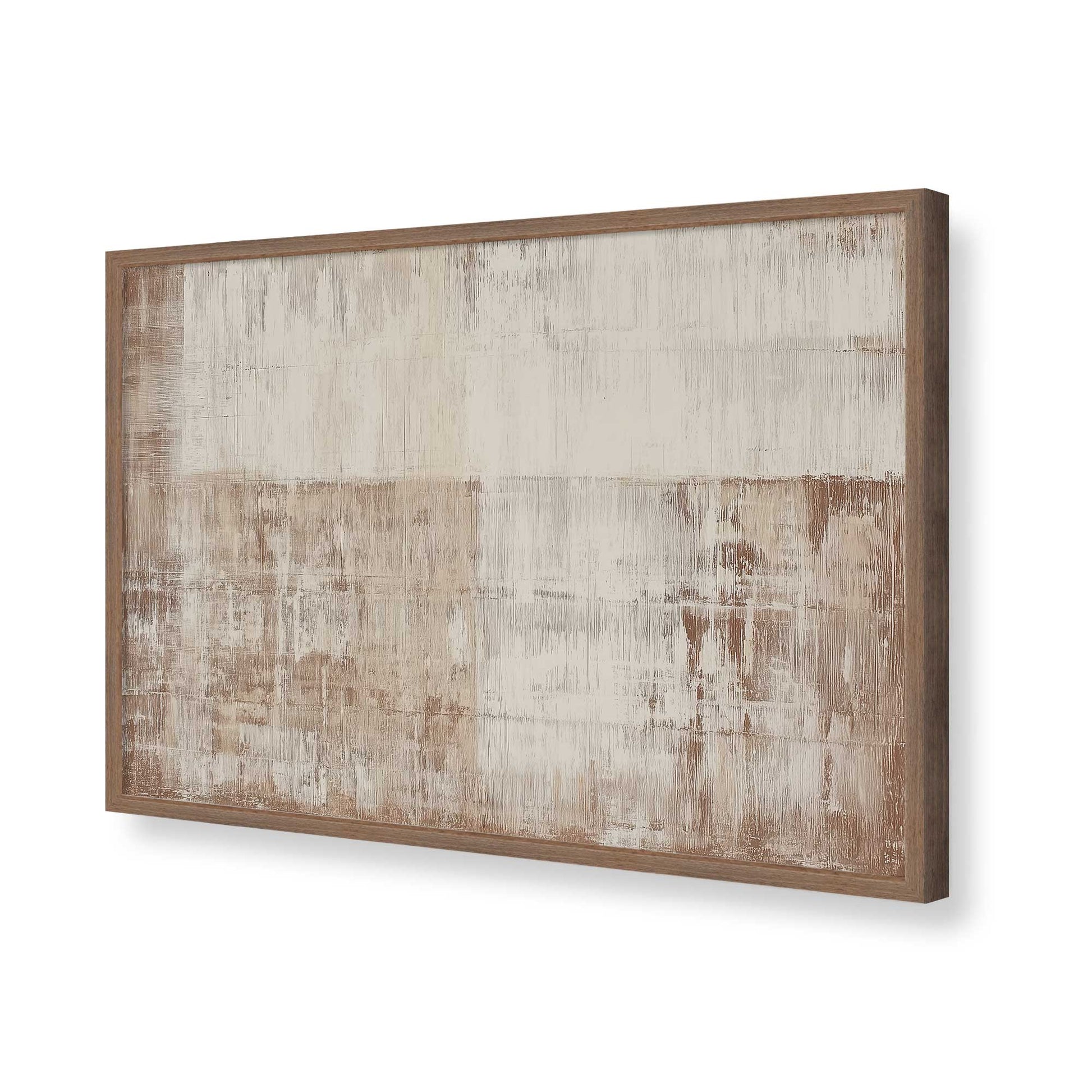 [Color:Walnut], Picture of art in a Walnut frame of the corner