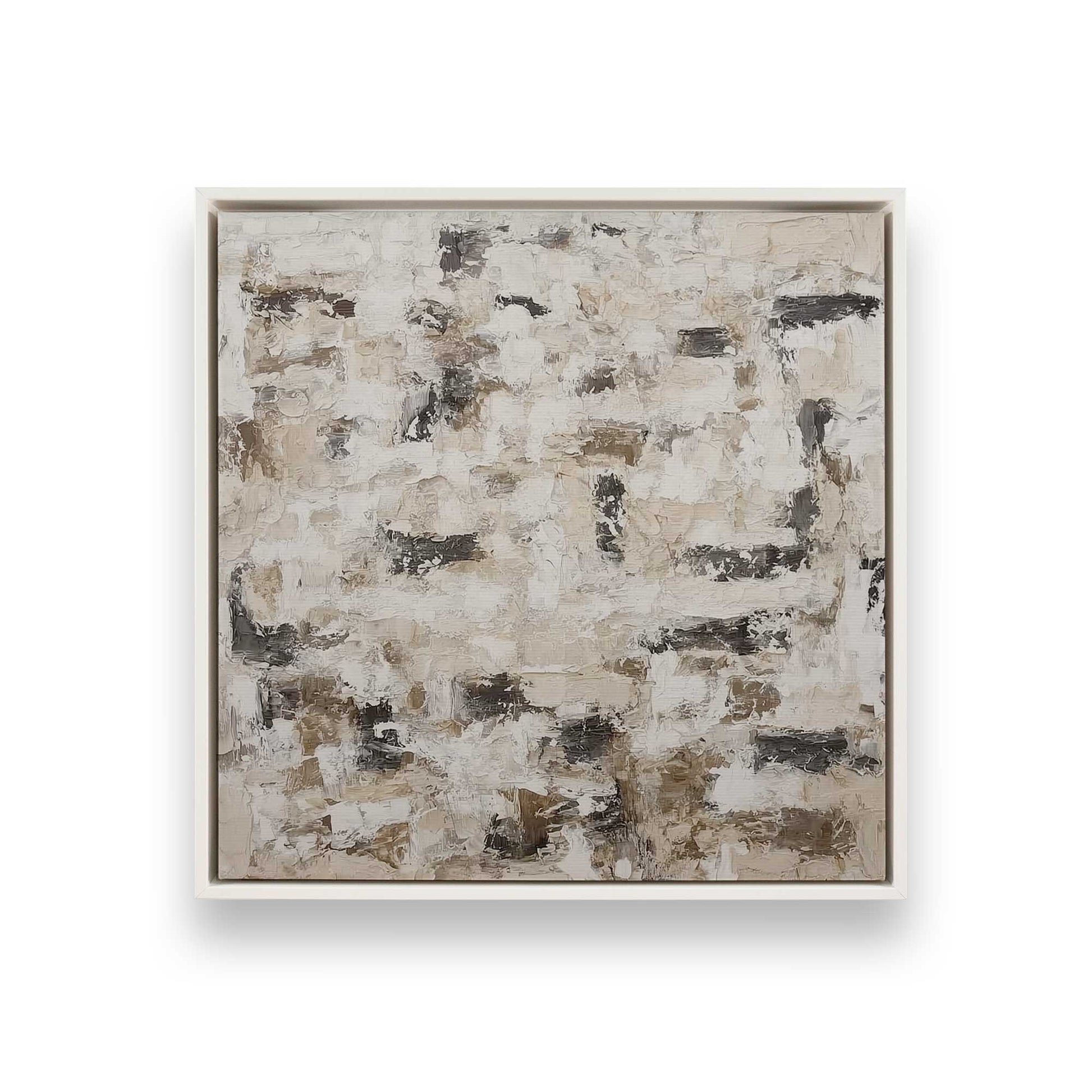 [Color:Opaque White], Picture of art in a White frame