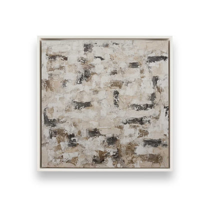 [Color:Opaque White], Picture of art in a White frame