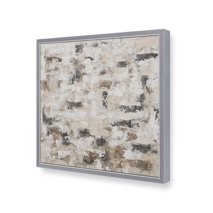 [Color:Polished Chrome], Picture of art in a Polished Chrome frame of the corner