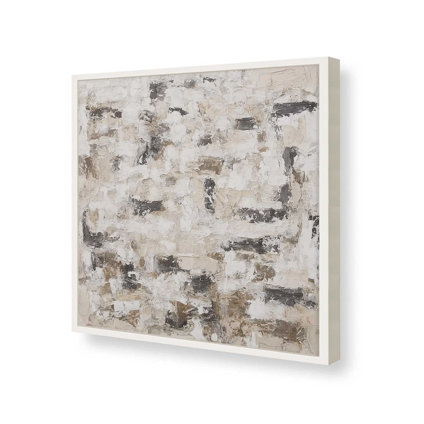 [Color:Opaque White], Picture of art in a Opaque White frame of the corner