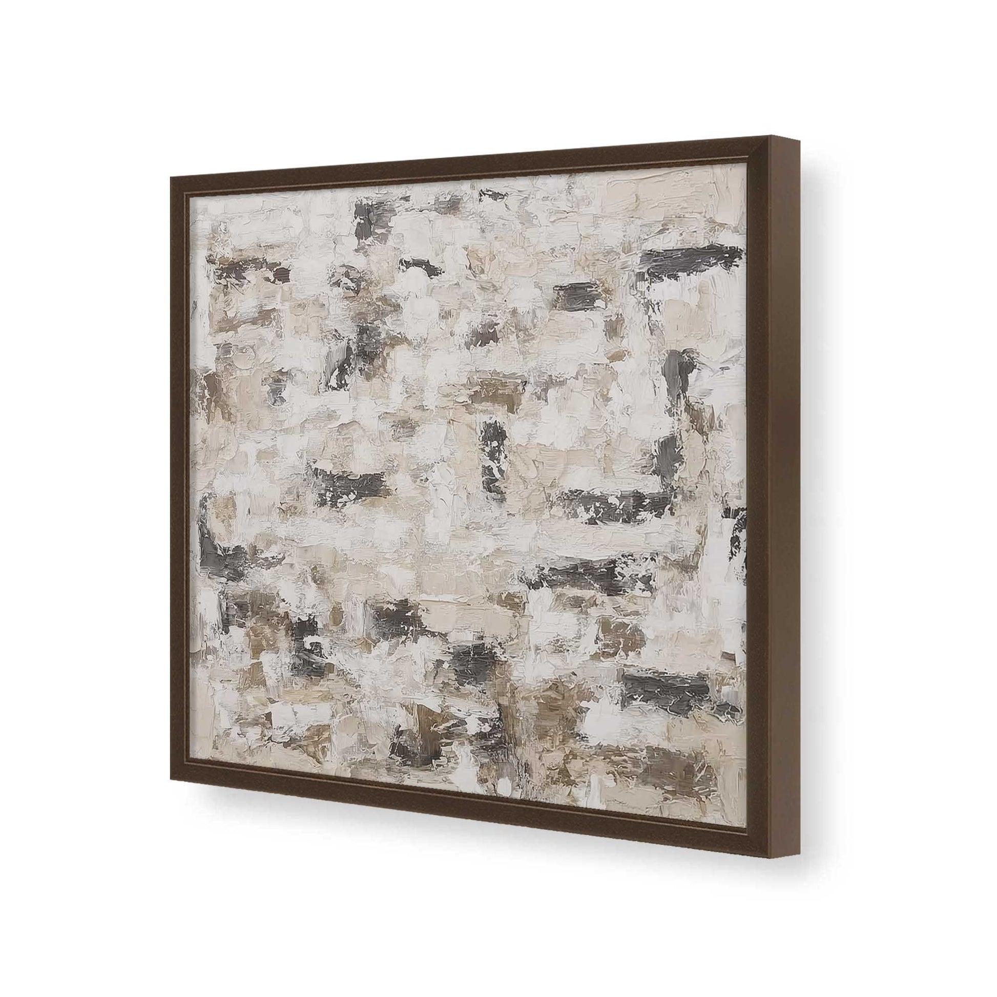[Color:Espresso], Picture of art in a Espresso frame of the corner