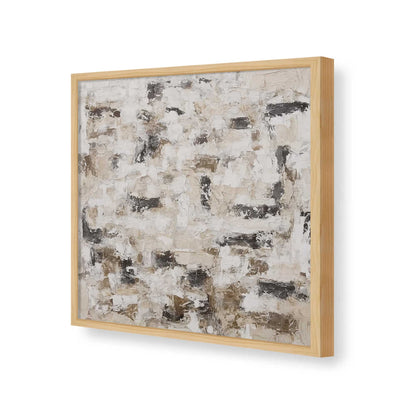 [Color:American Maple], Picture of art in a American Maple frame of the corner