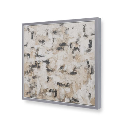[Color:Polished Chrome], Picture of art in a Polished Chrome frame of the corner