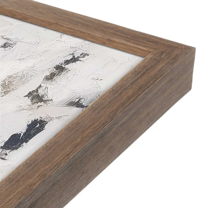 [Color:Walnut], Picture of art in a Walnut frame at an angle