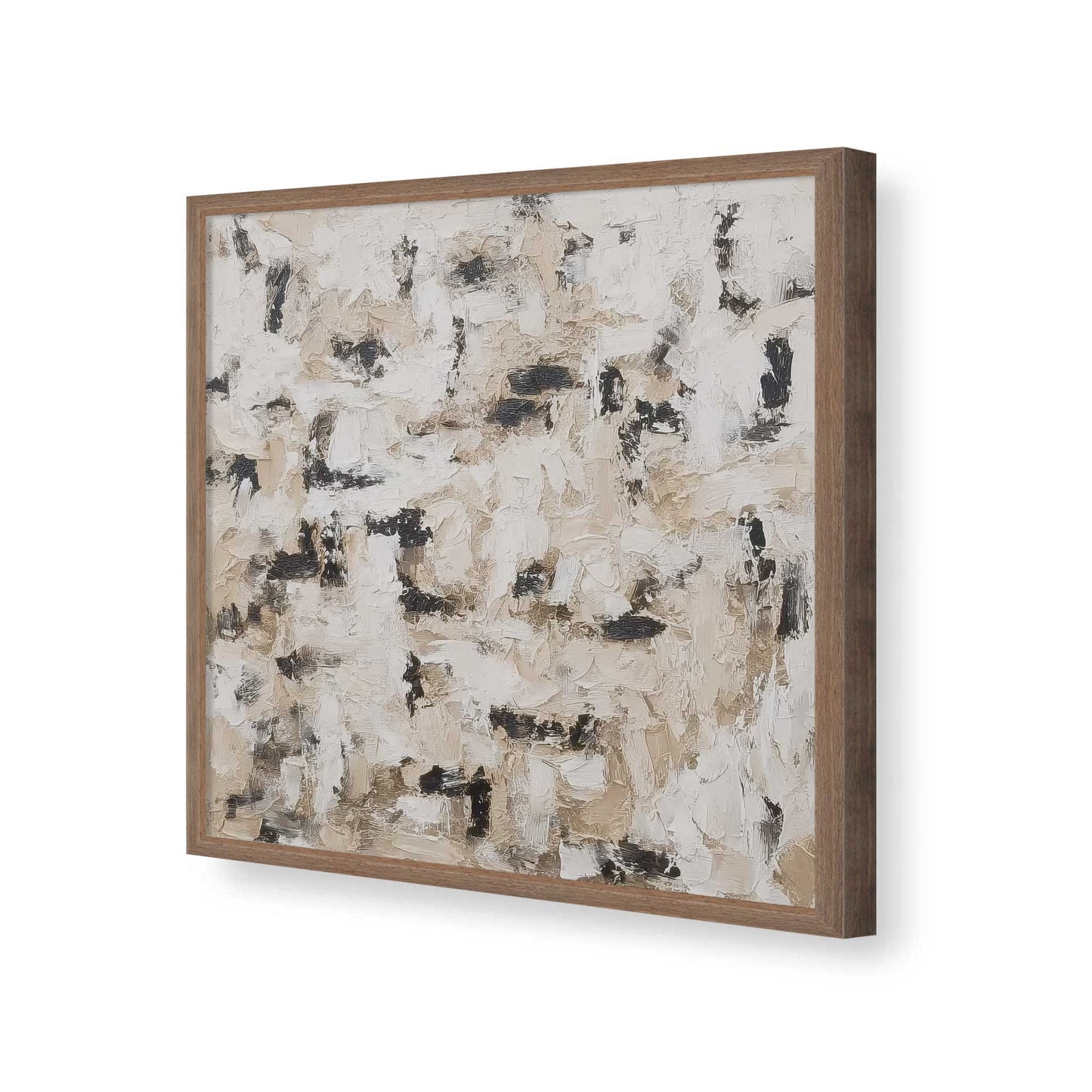 [Color:Walnut], Picture of art in a Walnut frame of the corner
