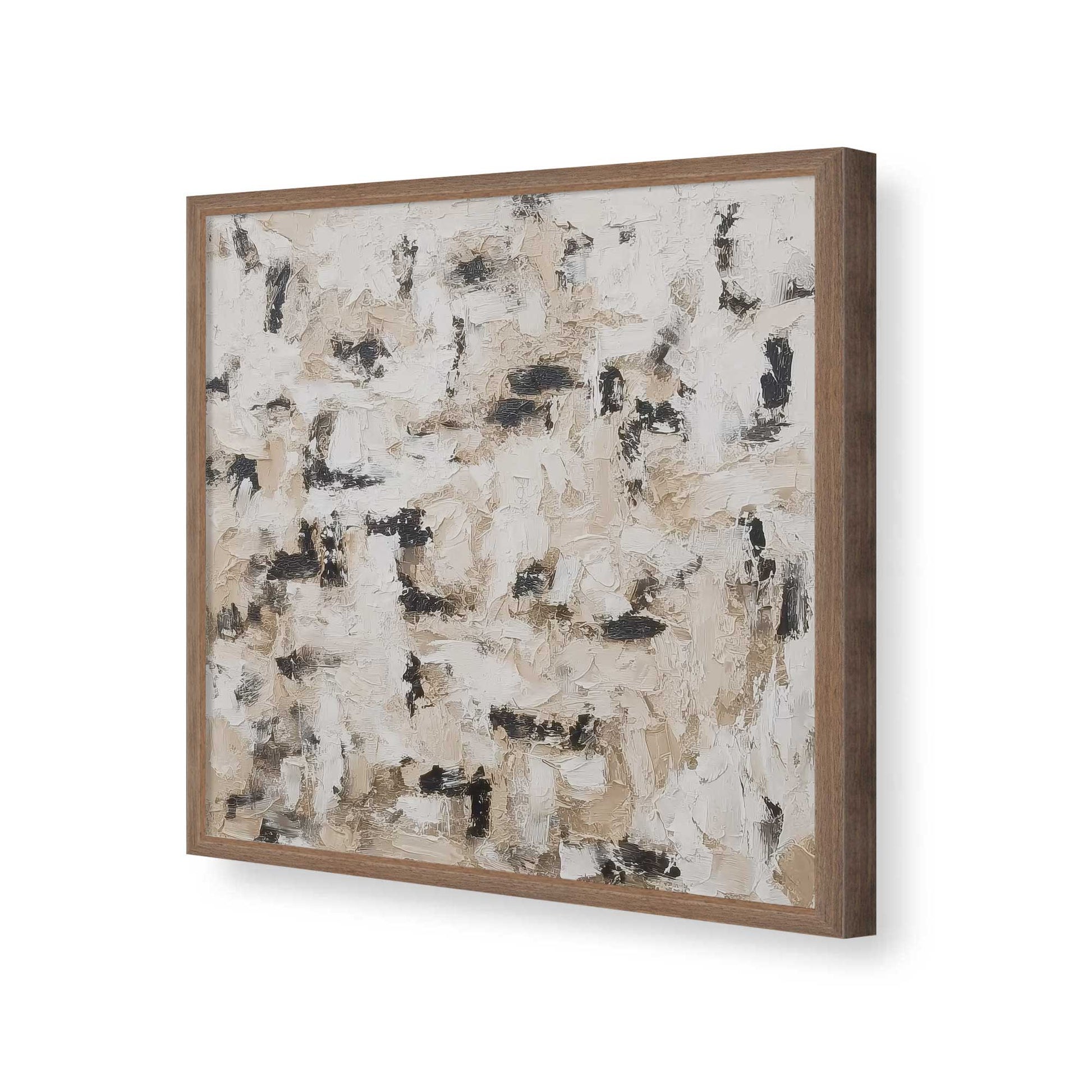 [Color:Walnut], Picture of art in a Walnut frame of the corner