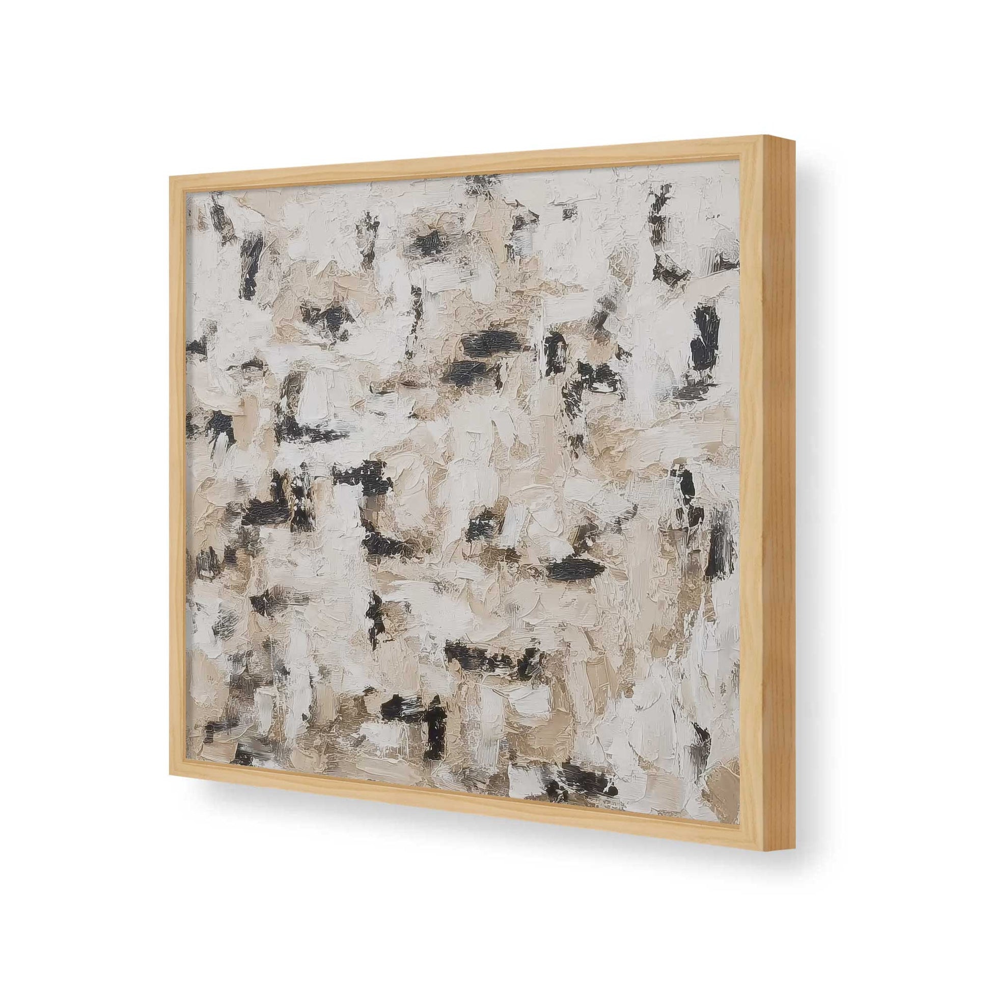 [Color:American Maple], Picture of art in a American Maple frame of the corner