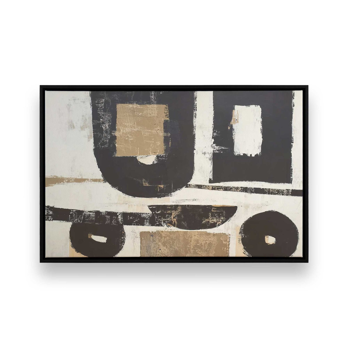 [Color:Satin Black], Picture of art in a Satin Black frame