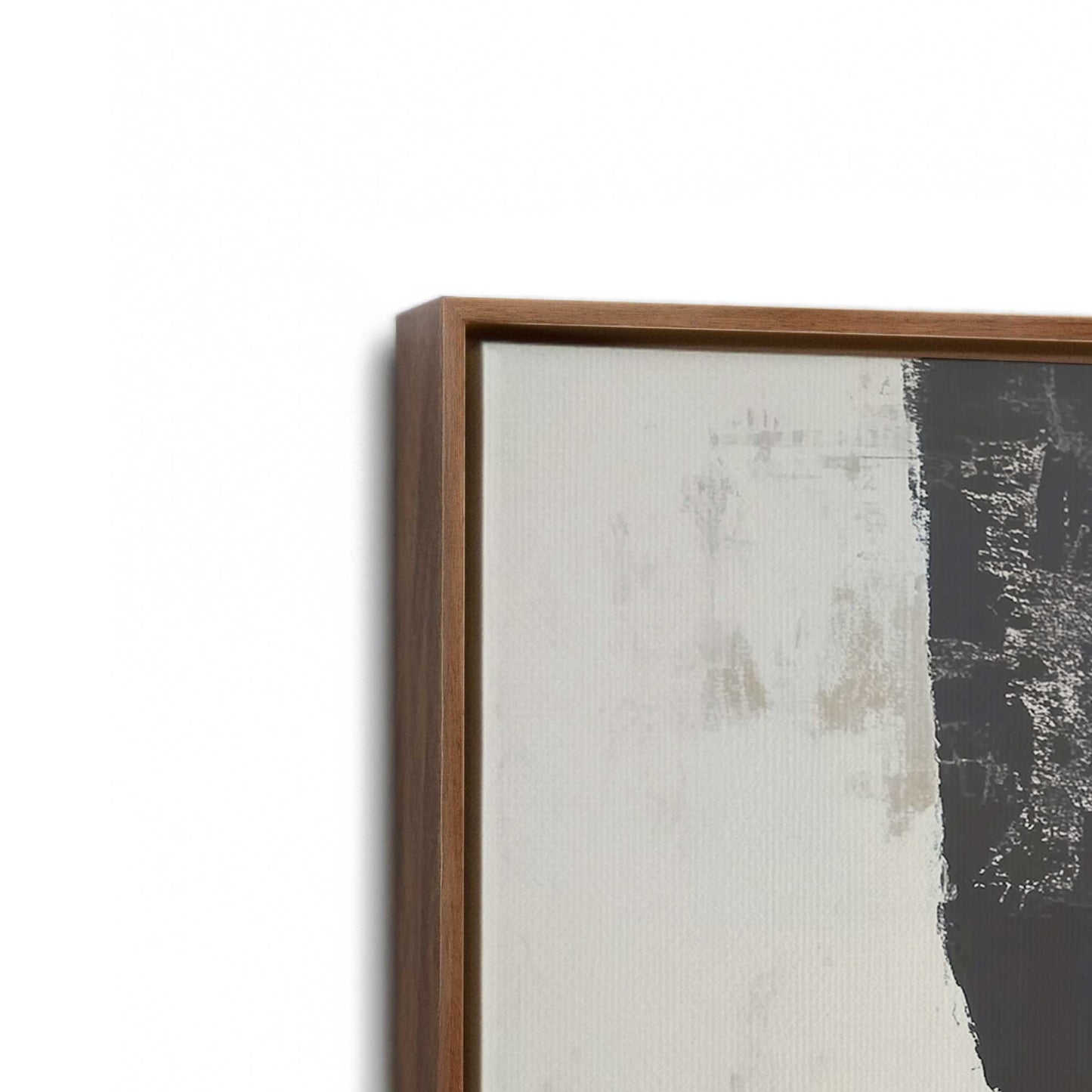 [Color:Walnut], Picture of art in a Walnut frame at an angle