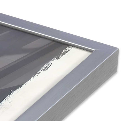 [Color:Polished Chrome], Picture of art in a Polished Chrome frame at an angle