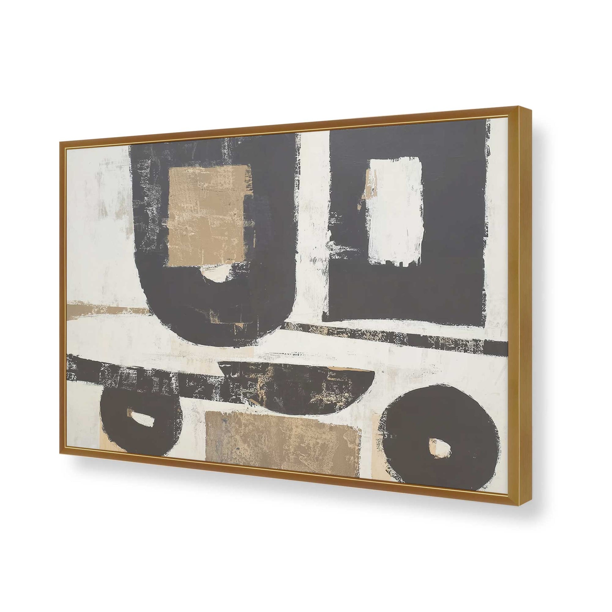 [Color:Polished Gold], Picture of art in a Polished Gold frame of the corner