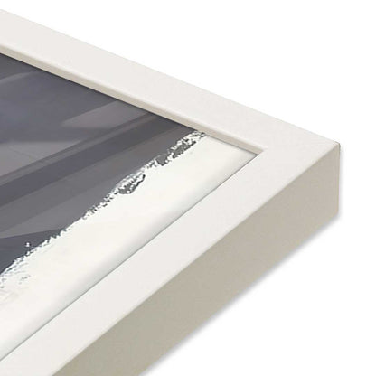 [Color:Opaque White], Picture of art in a Opaque White frame at an angle