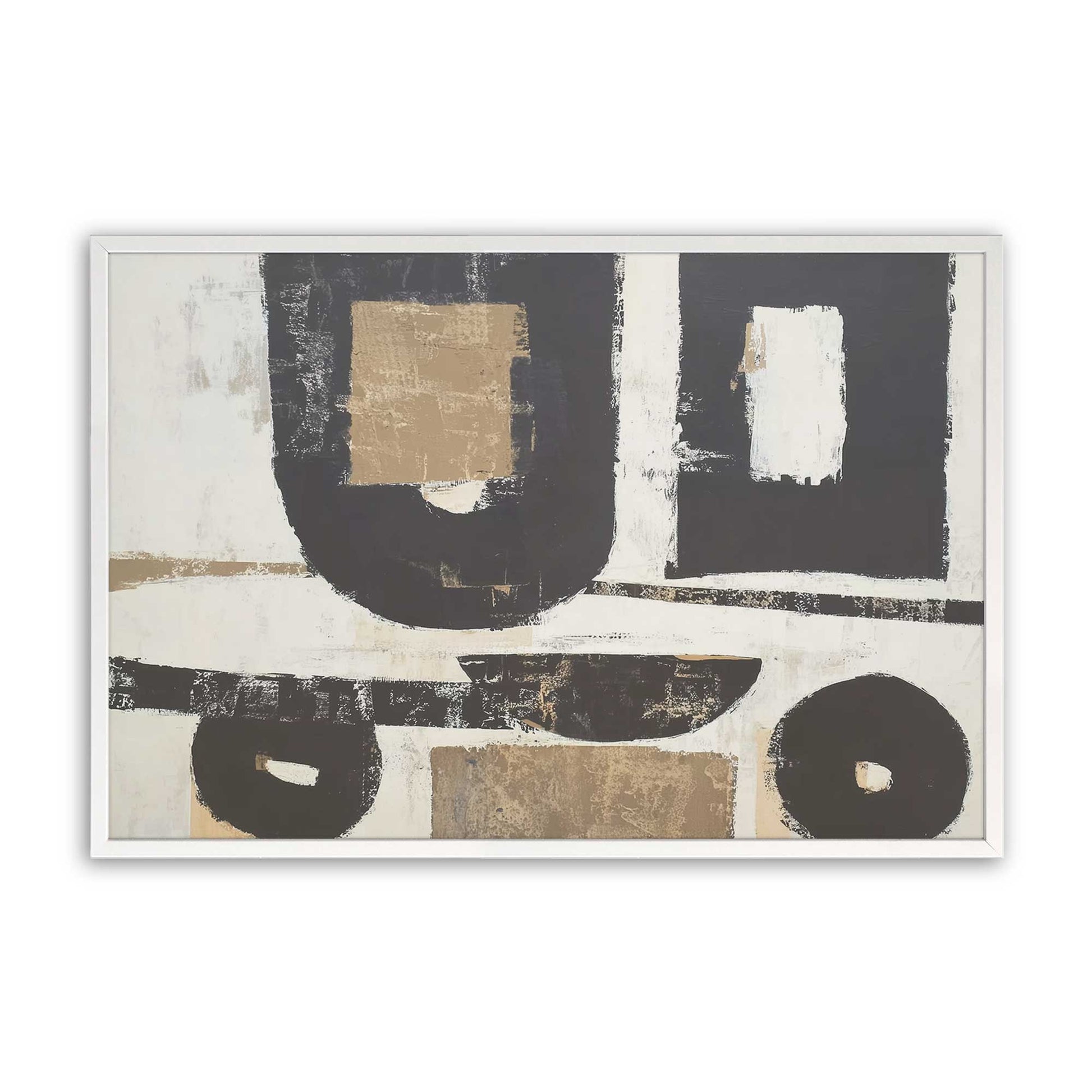 [Color:Opaque White], Picture of art in a Opaque White frame