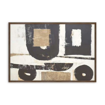 [Color:Walnut], Picture of art in a Walnut frame