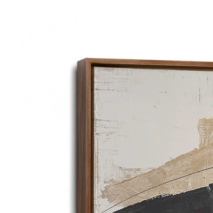 [Color:Walnut], Picture of art in a Walnut frame at an angle