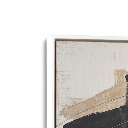 [Color:Opaque White], Picture of art in a White frame at an angle