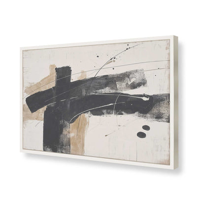 [Color:Opaque White], Picture of art in a Opaque White frame of the corner