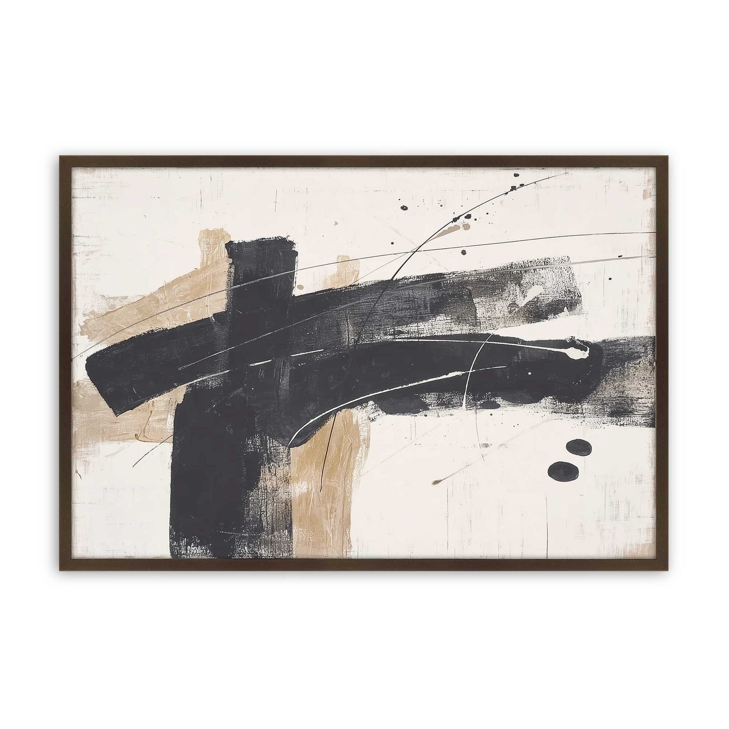 [Color:Belvinder Brown], Picture of art in a Belvinder Brown frame