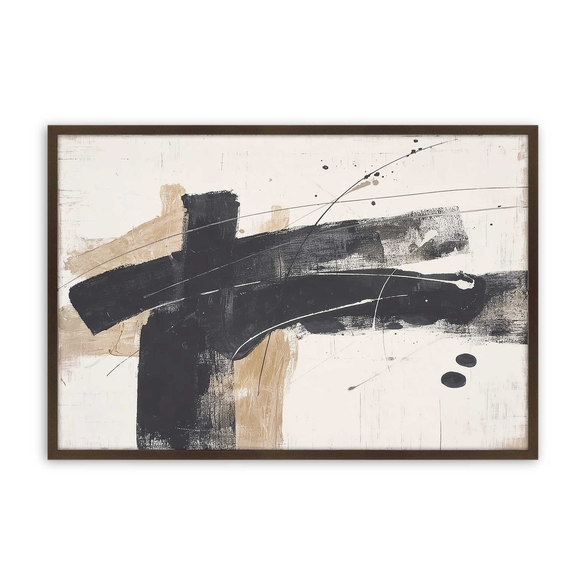 [Color:Belvinder Brown], Picture of art in a Belvinder Brown frame
