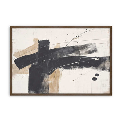 [Color:Walnut], Picture of art in a Walnut frame