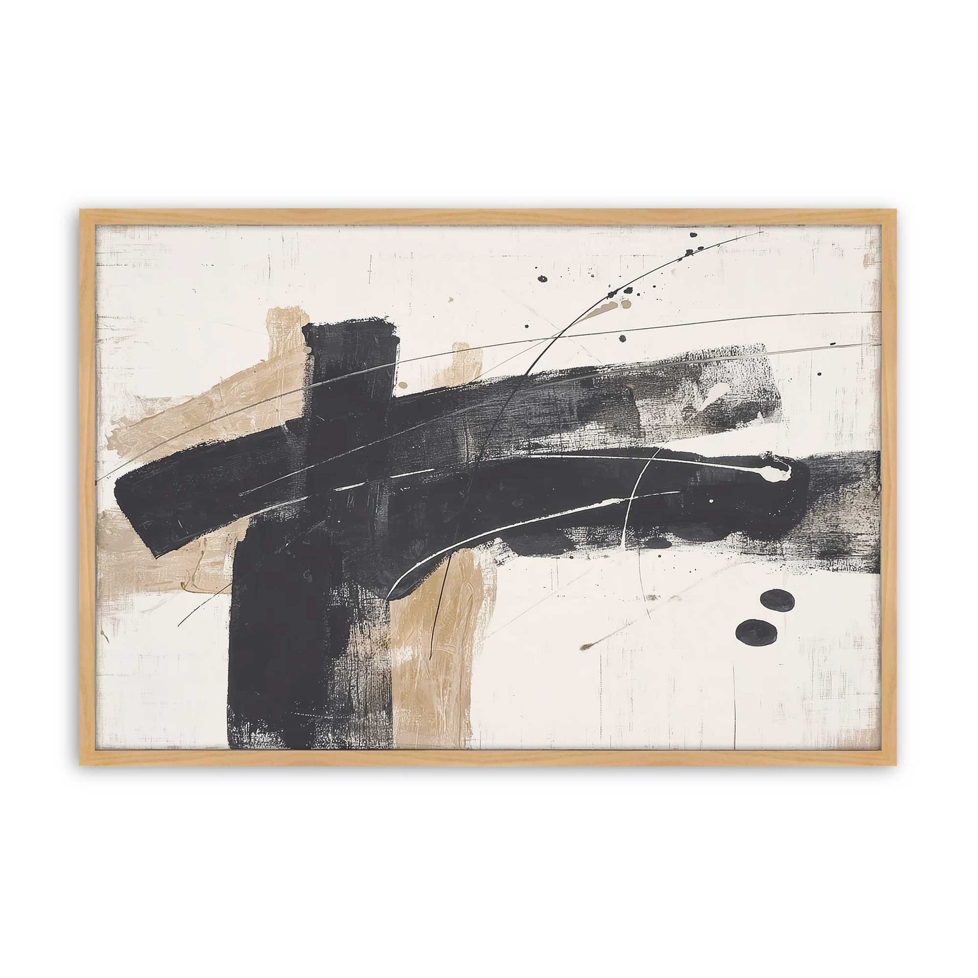 [Color:American Maple], Picture of art in a American Maple frame
