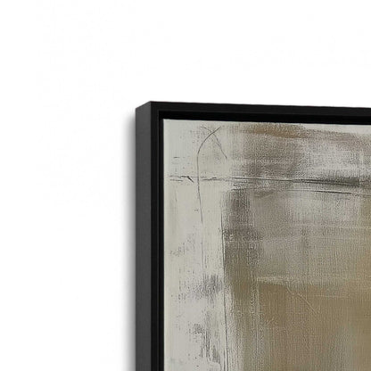 [Color:Satin Black], Picture of art in a Satin Black frame at an angle