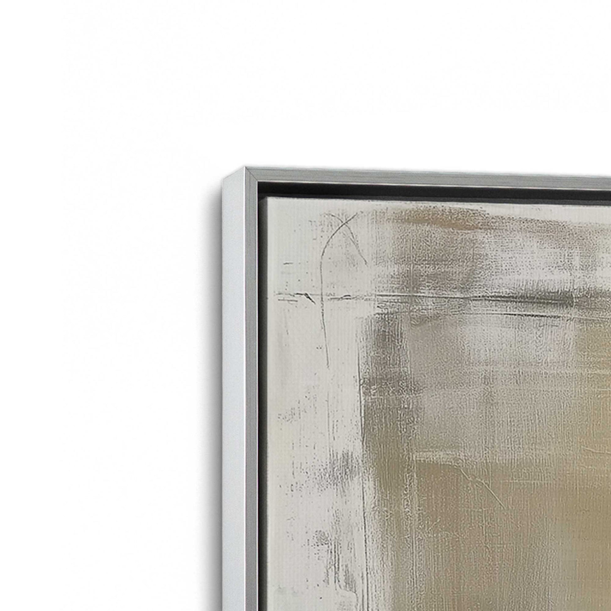 [Color:Polished Chrome], Picture of art in a Polished Chrome frame at an angle