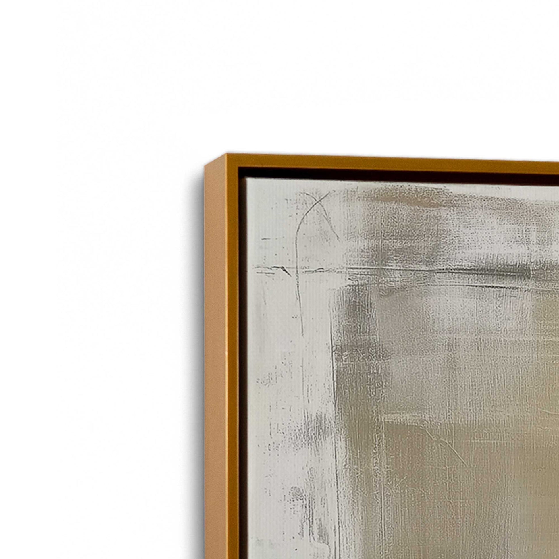 [Color:Polished Gold], Picture of art in a Polished Gold frame at an angle