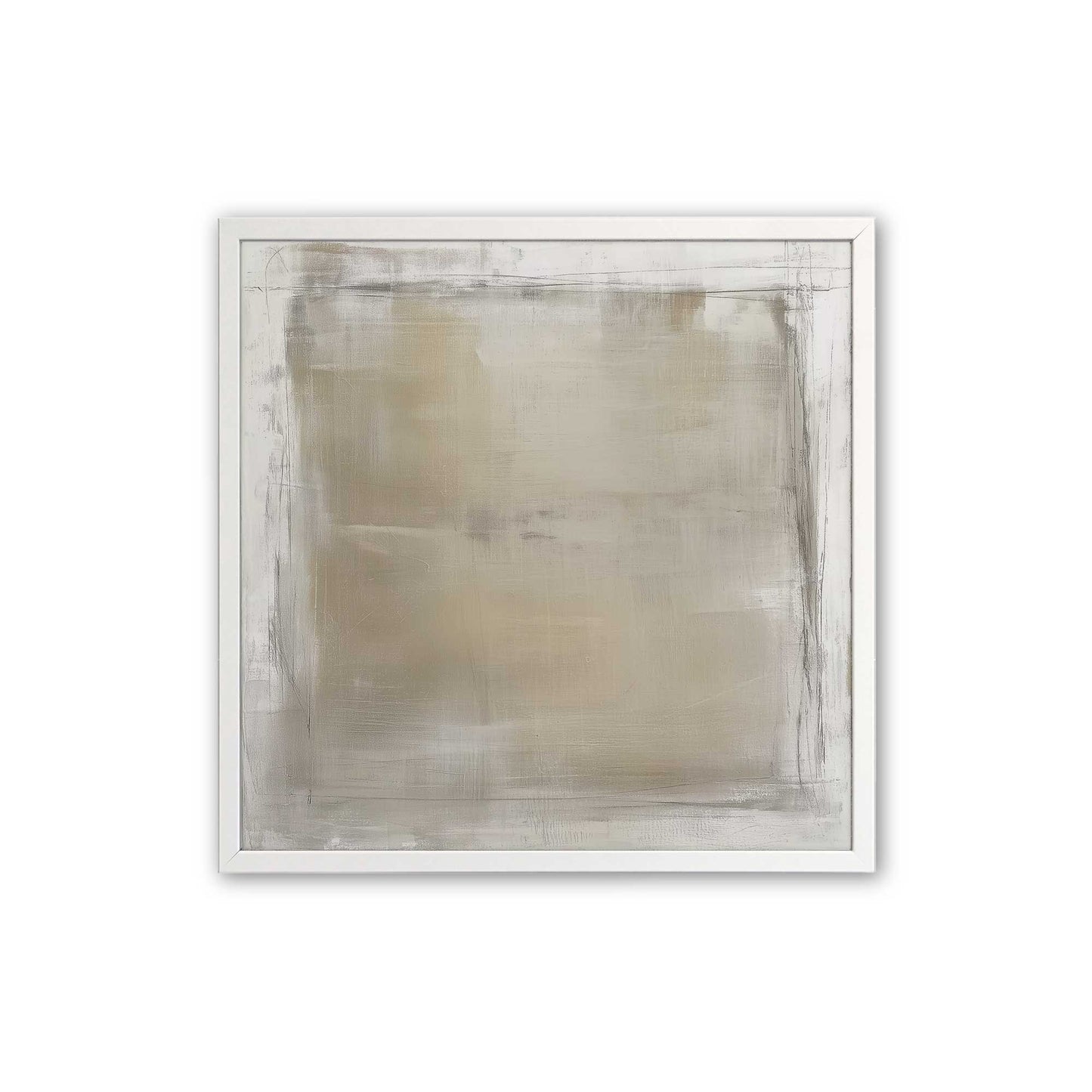 [Color:Opaque White], Picture of art in a Opaque White frame