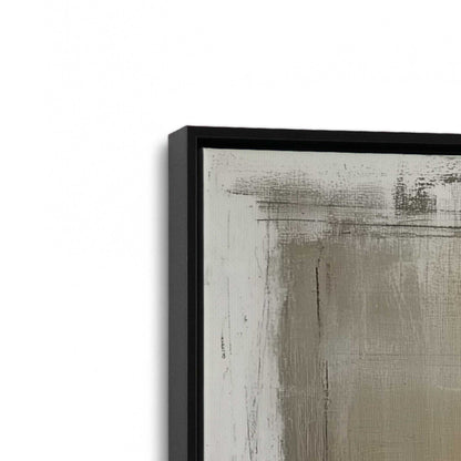 [Color:Satin Black], Picture of art in a Satin Black frame at an angle