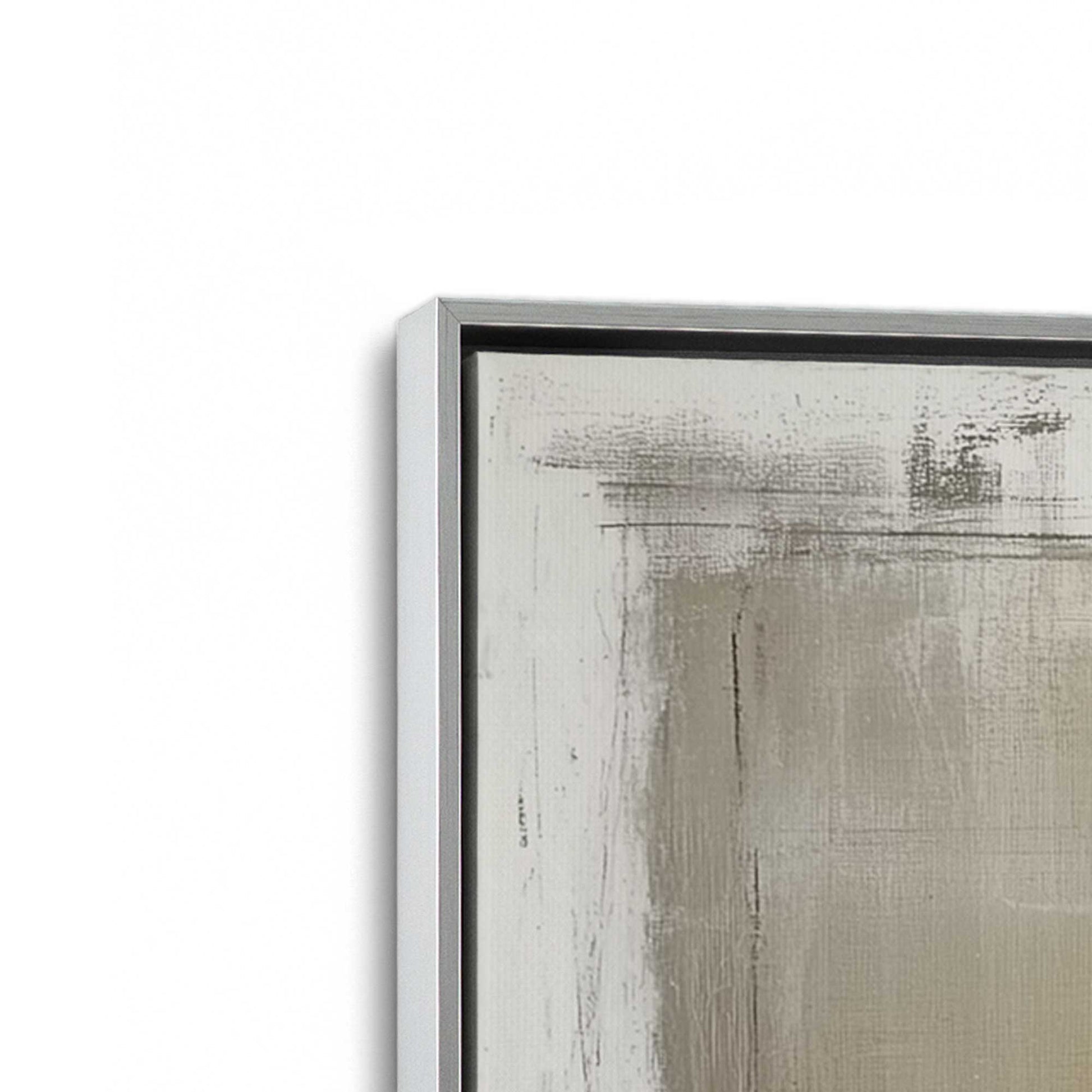 [Color:Polished Chrome], Picture of art in a Polished Chrome frame at an angle