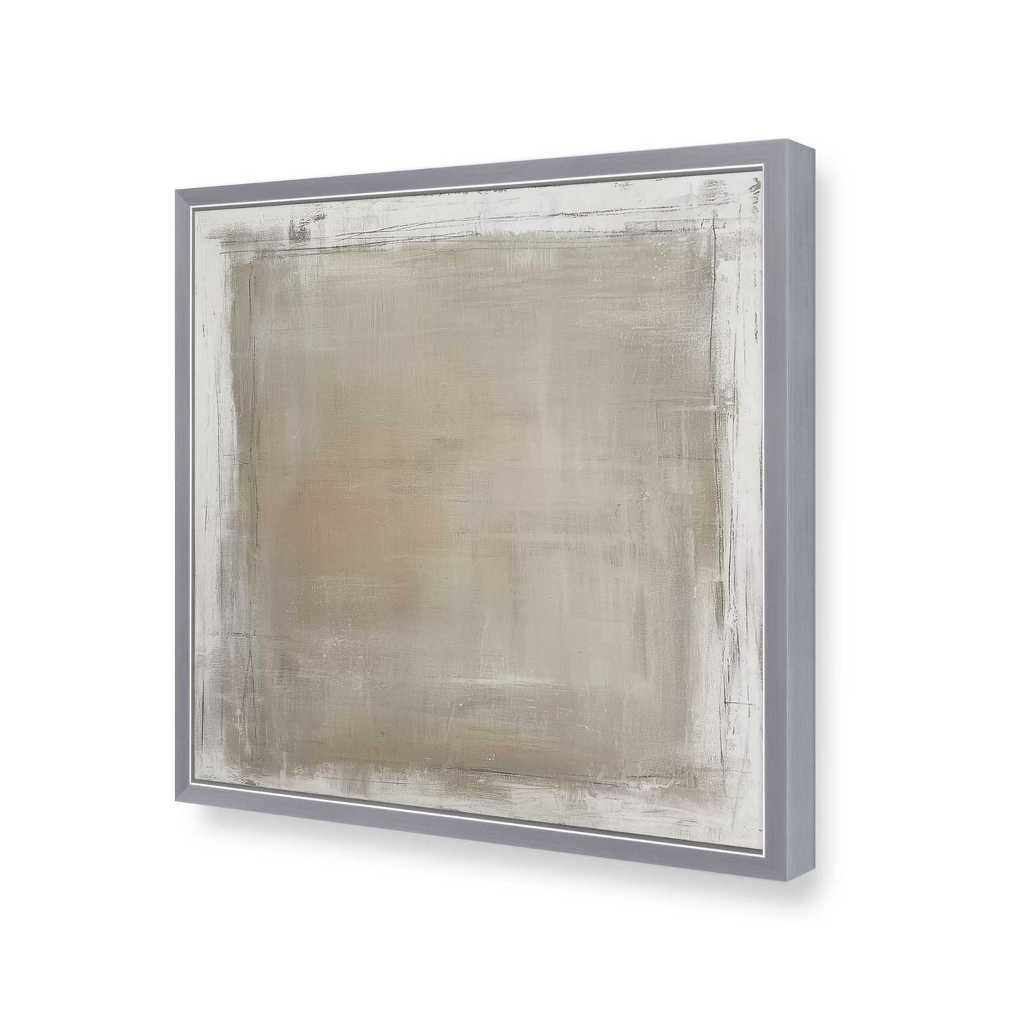 [Color:Polished Chrome], Picture of art in a Polished Chrome frame of the corner