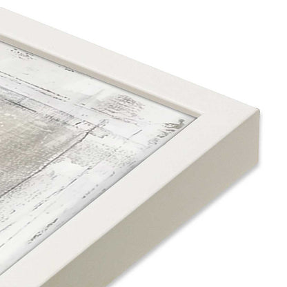 [Color:Opaque White], Picture of art in a Opaque White frame at an angle