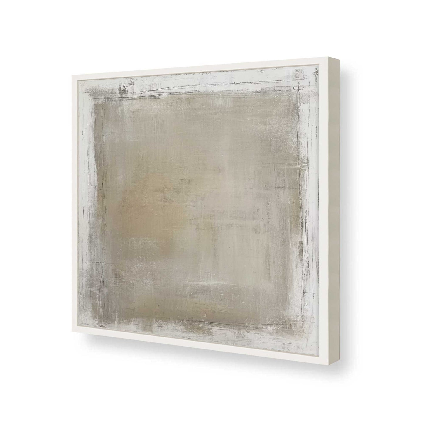 [Color:Opaque White], Picture of art in a Opaque White frame of the corner