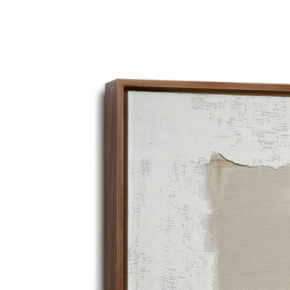 [Color:Walnut], Picture of art in a Walnut frame at an angle