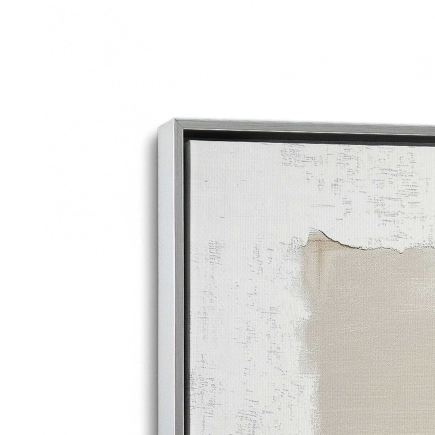 [Color:Polished Chrome], Picture of art in a Polished Chrome frame at an angle