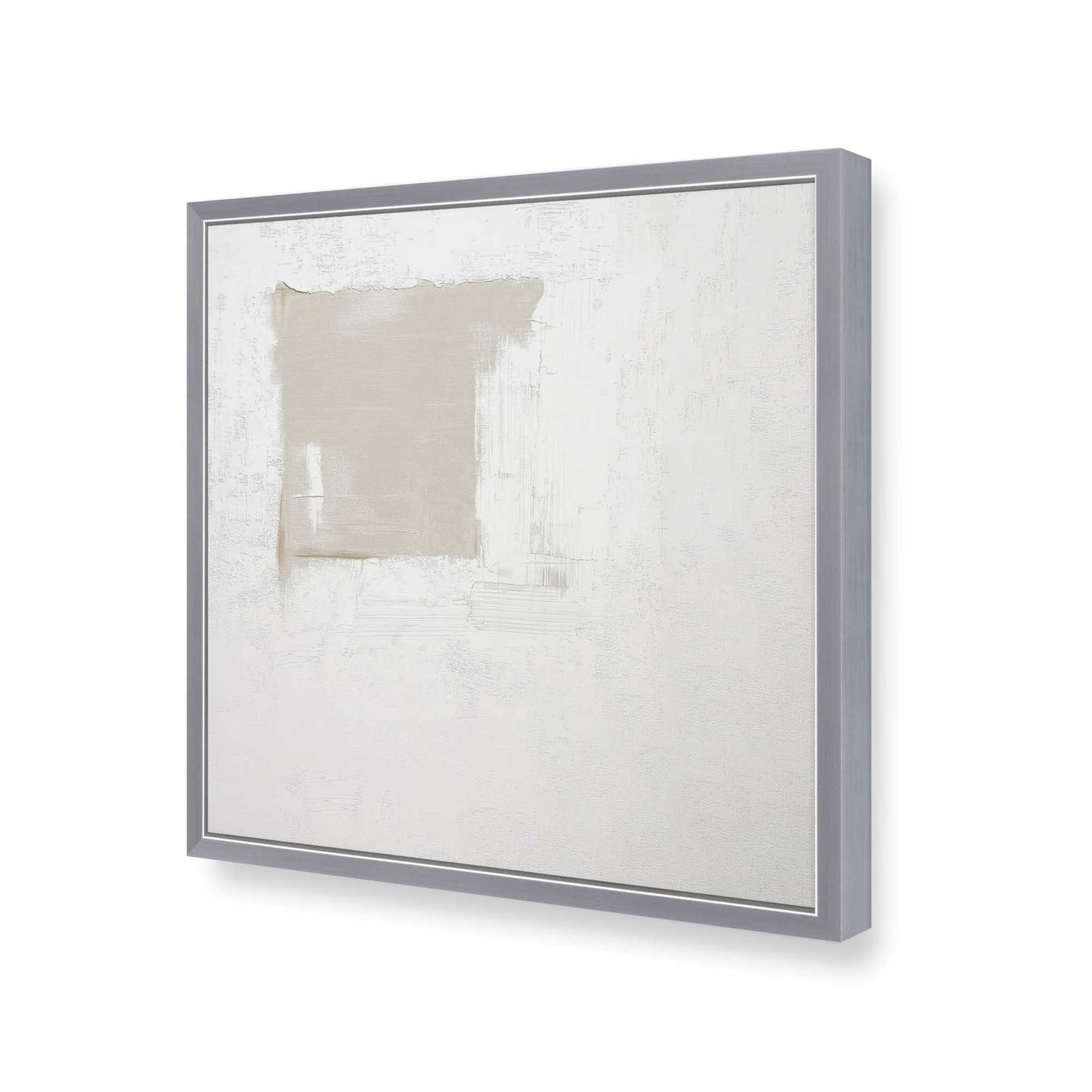 [Color:Polished Chrome], Picture of art in a Polished Chrome frame of the corner