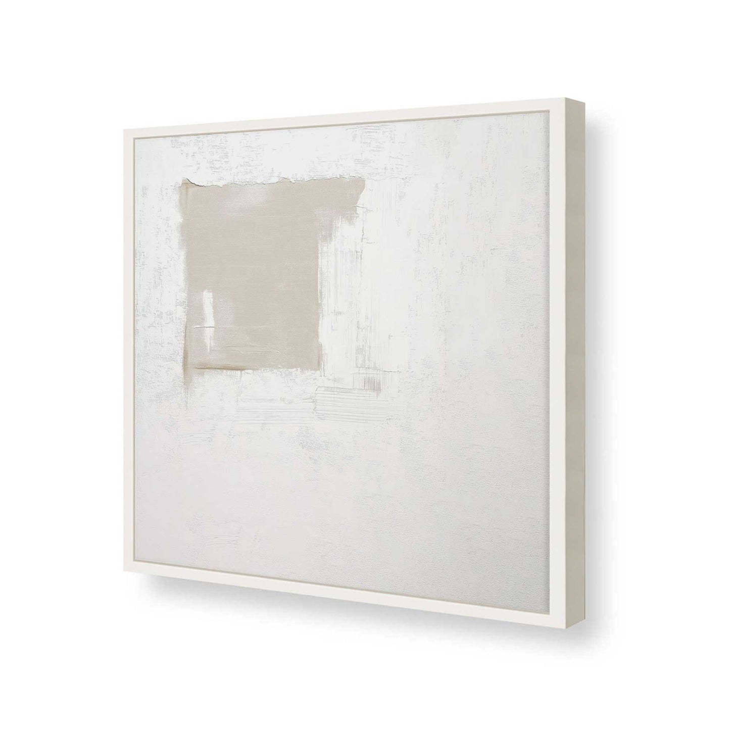 [Color:Opaque White], Picture of art in a Opaque White frame of the corner