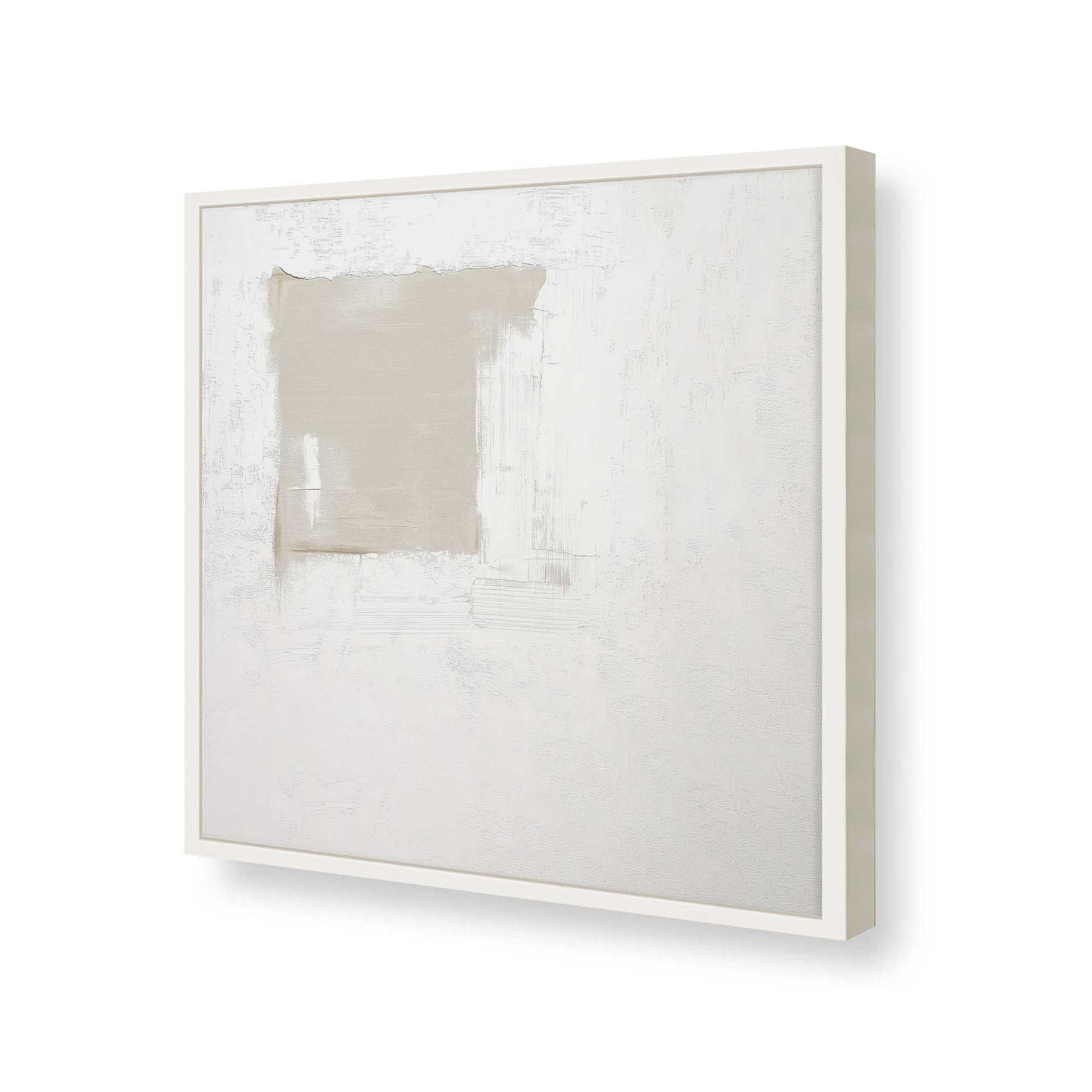 [Color:Opaque White], Picture of art in a Opaque White frame of the corner